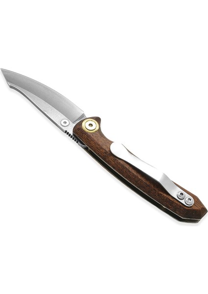 Ceviz Ağacı Saplı Kilit Mekanizmalı Isme Özel Yazılı Dövme Çelikten Avcı ve Kamp Bıçağı - F105 fiyatları