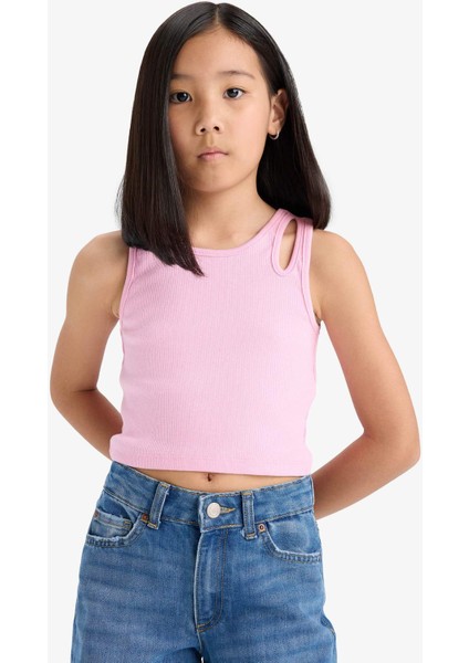 Kız Çocuk Bisiklet Yaka Atlet