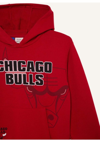 Erkek Çocuk NBA Chicago Bulls Kapüşonlu Sweatshirt F4087A825AU