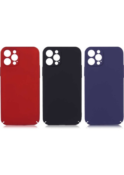 iPhone 12 Pro Uyumlu Mbvo Kapp Kapak-Lacivert modelleri