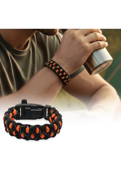 Pusulalı Çakmaklı Taktik Paracord Bileklik - Alev Kamuflaj Desen - Kamp ve Doğa Sporları Için fiyatları