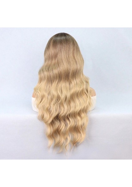 Rus Kumralı Dore Sarı Ombreli Tül Peruk indirimleri