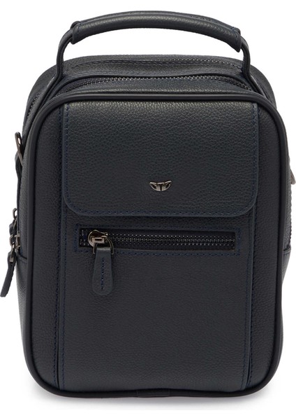 Lacivert Hakiki Deri Erkek Çapraz Askılı Çanta - S1AC00021497-U6H indirimleri