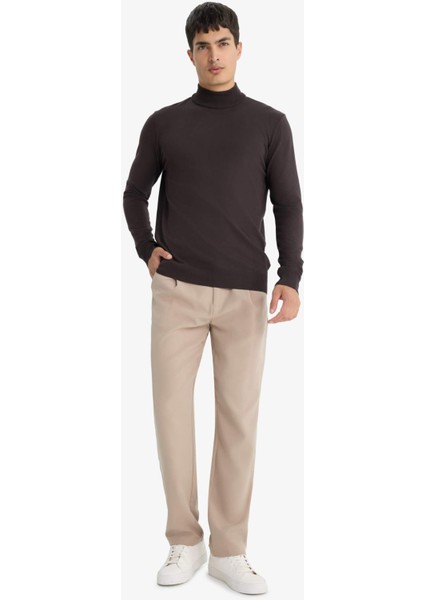 Regular Fit Balıkçı Yaka Premium Triko Kazak A5282AX25AU