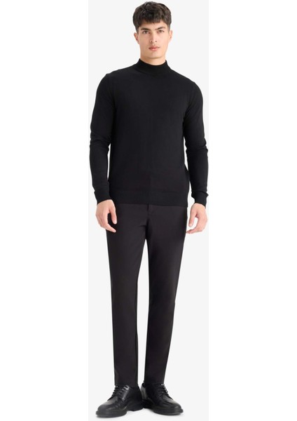 Regular Fit Balıkçı Yaka Premium Triko Kazak A5282AX25AU