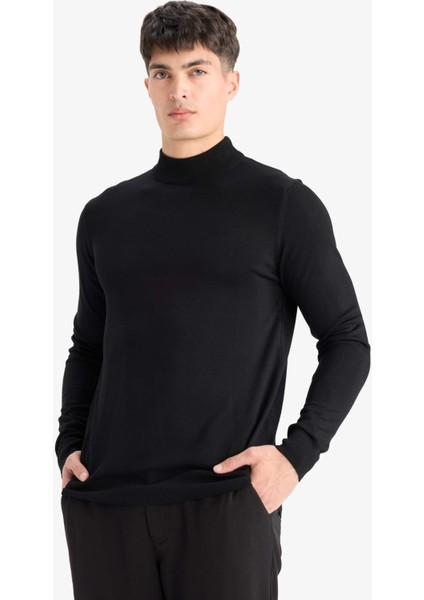 Regular Fit Balıkçı Yaka Premium Triko Kazak A5282AX25AU