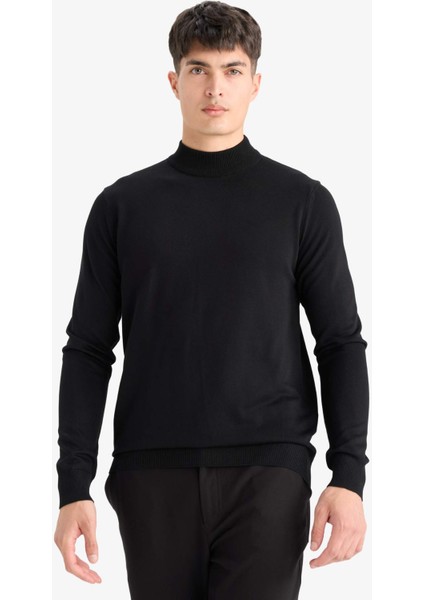 Regular Fit Balıkçı Yaka Premium Triko Kazak A5282AX25AU