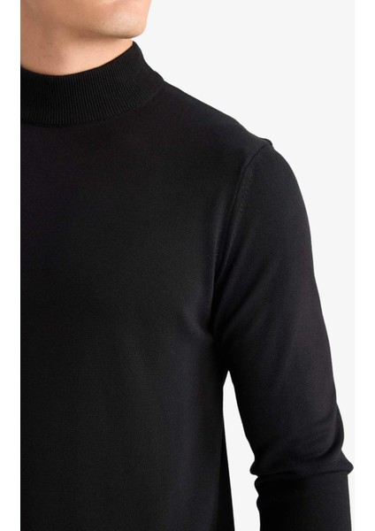 Regular Fit Balıkçı Yaka Premium Triko Kazak A5282AX25AU