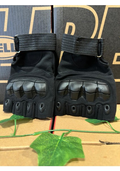 Motosiklet Siyah Yarım Eldiven