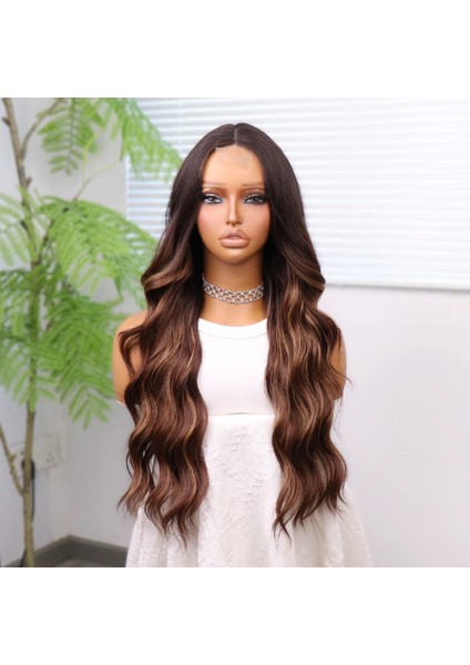 Kahverengi Karamel Işıltılı ve Ombreli Tül Peruk fiyatları