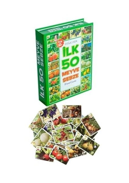 Oyuncak Minik Bebeğimin Ilk 50 Hafıza Kartları ve Ilk 50 Hayvanlar Kartları Kart 2'li Set modelleri