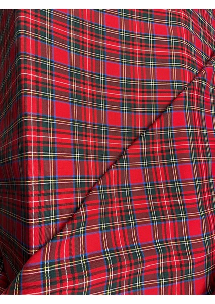 Yılbaşı Ekose Desenli Kumaş fırsatları