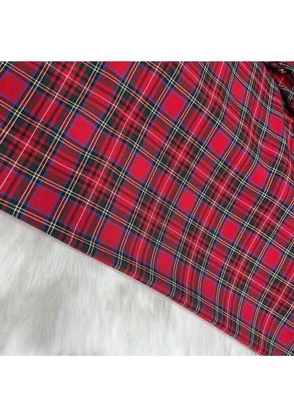 Yılbaşı Ekose Desenli Kumaş indirimleri