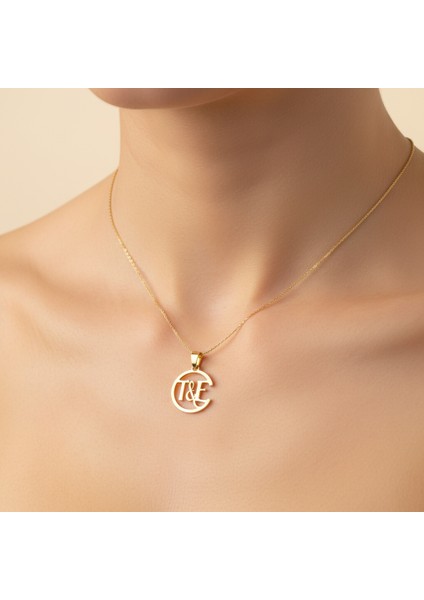 8 Ayar Altın Kolye Ucu E&t GM11325 1 gr