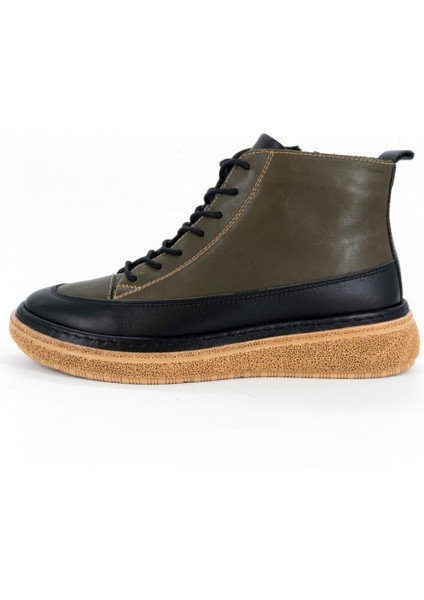 D25KB-1000 Bağcık ve Fermuarlı Deri Hafif Kadın Bot fiyatları