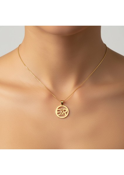 14 Ayar Altın Kolye Ucu E&r GM11304 0.5 gr