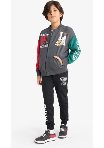 Erkek Çocuk NBA Los Angeles Lakers Beli Lastikli Jogger Eşofman Altı F4088A825AU
