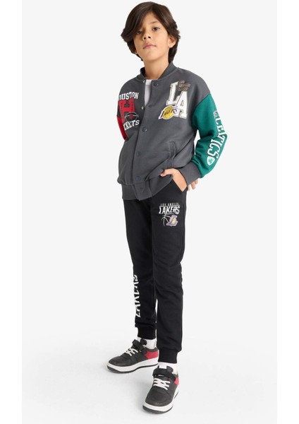 Erkek Çocuk NBA Los Angeles Lakers Beli Lastikli Jogger Eşofman Altı F4088A825AU