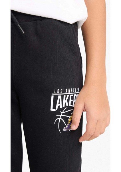 Erkek Çocuk NBA Los Angeles Lakers Beli Lastikli Jogger Eşofman Altı F4088A825AU