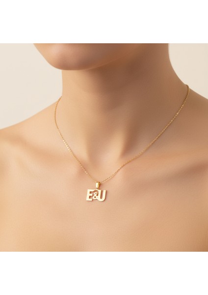 8 Ayar Altın Kolye Ucu E&u GM11340 1 gr