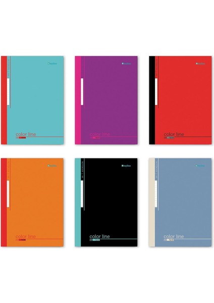 A4 Dikişli Okul Defteri 6 Lı Paket (3 Çizgili + 3 Kareli) - 60 Yaprak (120 Sayfa) fiyatları