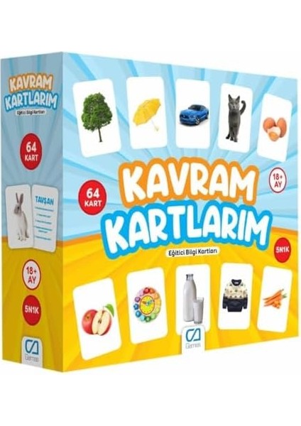 Kavram Kartlarım Eğitici Bilgi Kartları 5175