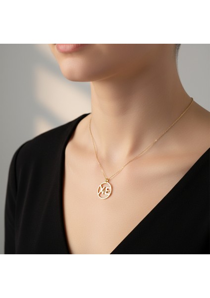 8 Ayar Altın Kolye Ucu E&x GM11367 1 gr