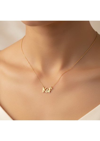 8 Ayar Altın Kolye Ucu F&k GM11438 1 gr