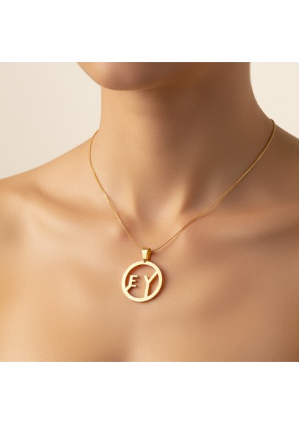 8 Ayar Altın Kolye Ucu E&y GM11377 0.5 gr