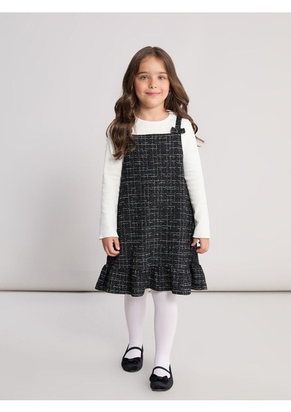 Lcw Yeni Sezon Kare Yaka Kız Çocuk Elbise ve Tişört