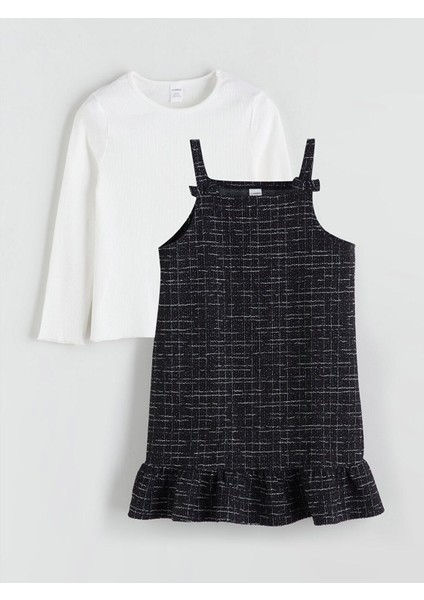 Lcw Yeni Sezon Kare Yaka Kız Çocuk Elbise ve Tişört fiyatları