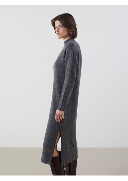 Lcw Yeni Sezon Yeni Sezon Yarım Balıkçı Yaka Kadın Triko Elbise fiyatları