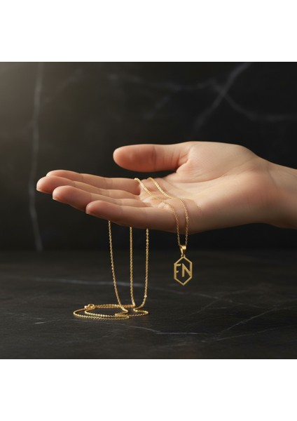 8 Ayar Altın Kolye Ucu F&n GM11469 1 gr fiyatları