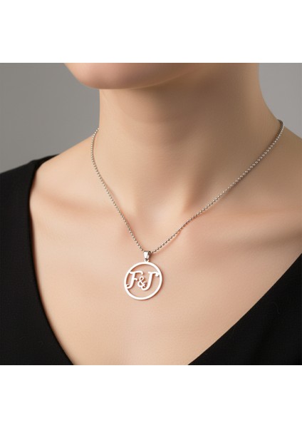 925 Ayar Gümüş Kolye F&j SM11408