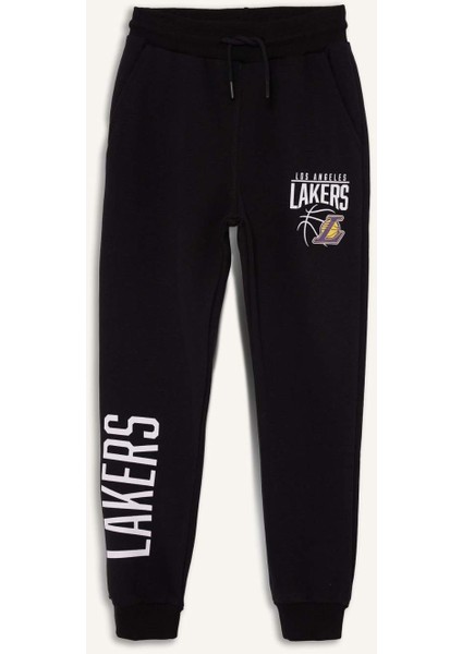 Erkek Çocuk NBA Los Angeles Lakers Beli Lastikli Jogger Eşofman Altı F4088A825AU