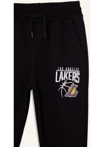 Erkek Çocuk NBA Los Angeles Lakers Beli Lastikli Jogger Eşofman Altı F4088A825AU