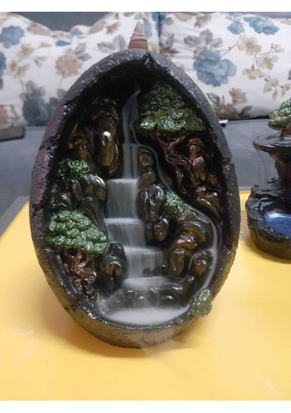 Tütsü Geri Akış Şelale Tütsülük Buhardanlık Tütsü 3 Adet Koni Hediye