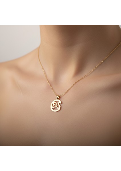 8 Ayar Altın Kolye Ucu E&s GM11316 0.5 gr