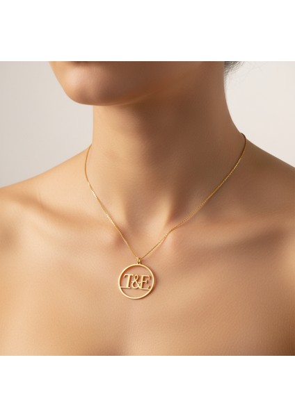 8 Ayar Altın Kolye Ucu E&t GM11327 1 gr