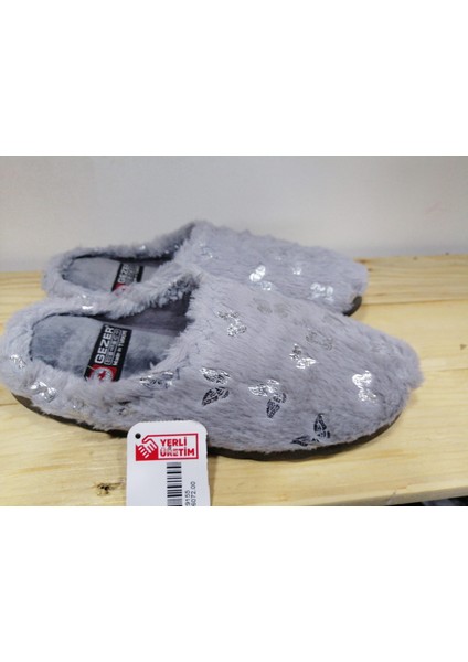 Rahat Taban Kelebek Desenli Pamuklu Kışlık Kadın Ev Terliği modelleri