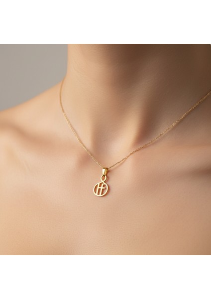 8 Ayar Altın Kolye Ucu F&h GM11390 0.5 gr