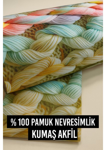 %100 Pamuk 3D Nevresimlik Akfil Kumaş