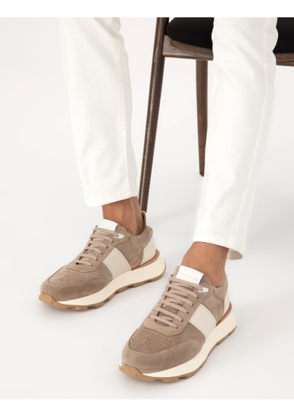 Erkek Bej %100 Deri Casual Ayakkabı 50315682-VR011 fırsatları