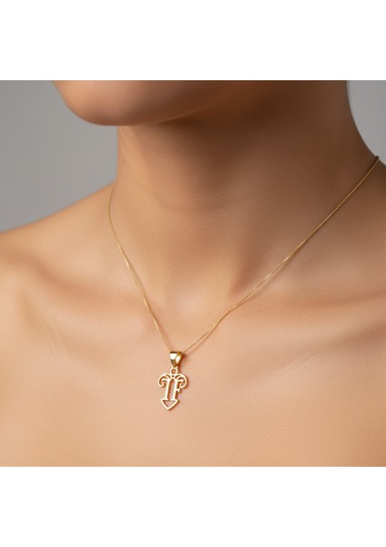 8 Ayar Altın Kolye Ucu F&ı GM11433 1 gr