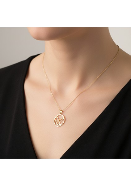 8 Ayar Altın Kolye Ucu E&r GM11296 0.5 gr