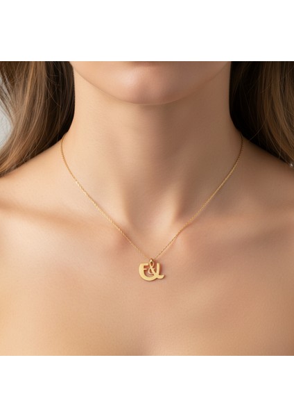 8 Ayar Altın Kolye Ucu F&l GM11451 0.5 gr