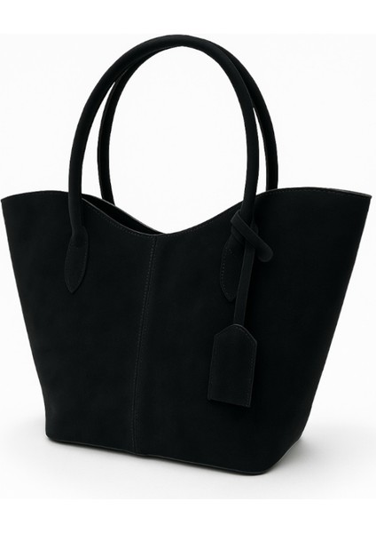 Alina Shopper Süet Omuz Çantası modelleri