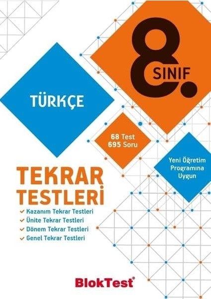 Yayınları 8. Sınıf Lgs Türkçe Tekrar Testleri 2021-2022