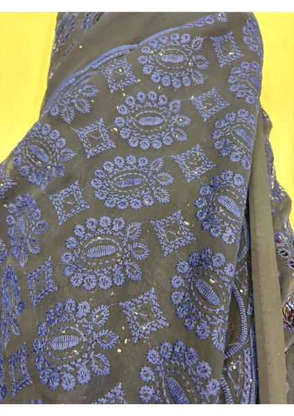 Şifon Üzerine Pullu Kumaş modelleri