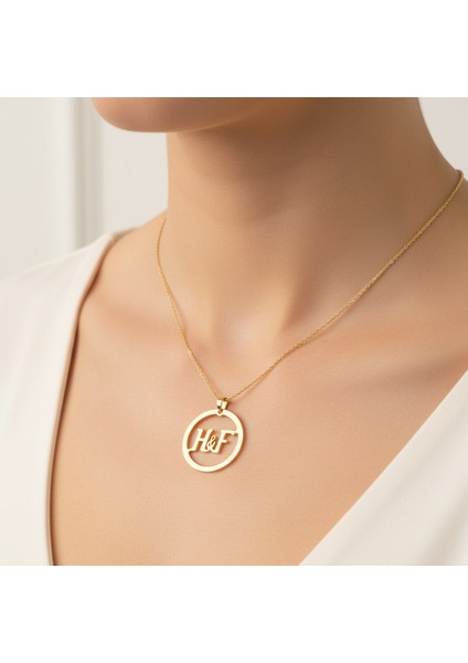 8 Ayar Altın Kolye Ucu F&h GM11402 0.5 gr